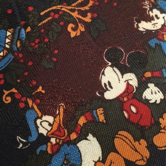 Disney Mickey Unlimited holiday Christmas necktie. Polyester. - Picture 6 of 6